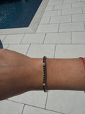 6.14 CT LAB BLUE SAPPHIRE TENNIS BRACELET