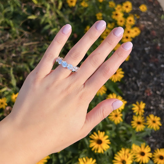 LAB GROWN ROUND DIAMOND ETERNITY BAND