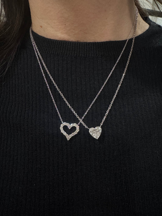 DIAMOND HEART NECKLACE
