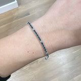 BLUE SAPPHIRE TENNIS BRACELET