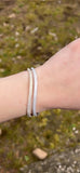DIAMOND WAVE BANGLE