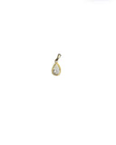 LAB DIAMOND PEAR CHARM