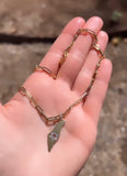 PAPERCLIP MAP OF ISRAEL NECKLACE