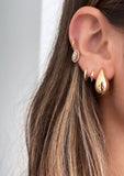 SMALL GOLD PEAR DROP EARRINGS