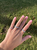 10 POINTERS LAB DIAMOND ETERNITY PINKY RING