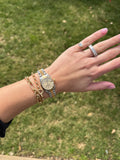 ROLEX VINTAGE LADIES DATEJUST TWO TONE GOLD DIAMOND DIAL 26MM