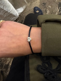LAB DIAMOND HEART STRING BRACELET