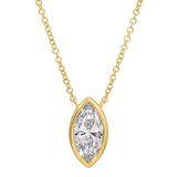 1 CT MARQUISE LAB NECKLACE