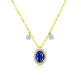 SEPTEMBER SAPPHIRE BIRTHSTONE NECKLACE
