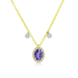 DECEMBER TANZANITE BIRTHSTONE NECKLACE
