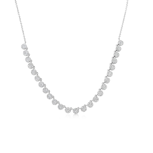 DIAMOND DISC NECKLACE
