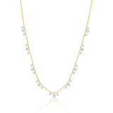 DAINTY HANGING DIAMOND NECKLACE