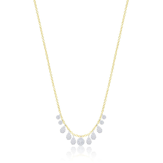 11 DIAMOND CHARM NECKLACE
