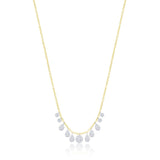 11 DIAMOND CHARM NECKLACE