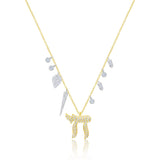 DIAMOND CHAI CHARM NECKLACE