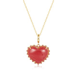 RHODOCHROSITE HEART CHARM