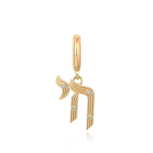 LINES AND SCATTERED DIAMONDS CHAI CHARM