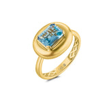 COLOR STONE BUBBLE RING