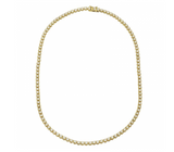 5 CT NATURAL DIAMOND TENNIS NECKLACE