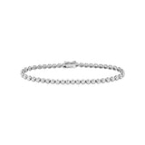 BEZEL SET TENNIS BRACELET