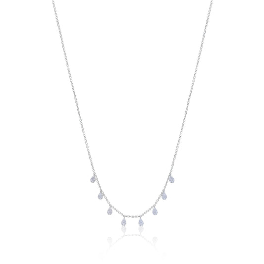 DAINTY DIAMOND CHARM NECKLACE